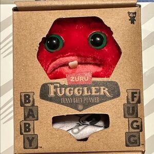 Zuru Fuggler Red Plush Baby Fugg  Toy 3.5"